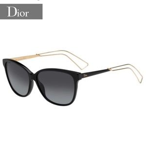 Dior Confident 2 Sunglasses Black and gold